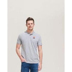Vue PRIME MEN POLO POLYCOTON - Prime men de couleur bleu| Krokrodeal