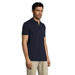 Vue PRIME MEN POLO POLYCOTON - Prime men de couleur bleu| Krokrodeal