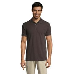 Vue PRIME MEN POLO POLYCOTON - Prime men de couleur gris| Krokrodeal
