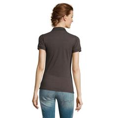 Vue PRIME WOMEN POLO POLYCOTON - Prime women de couleur gris| Krokrodeal