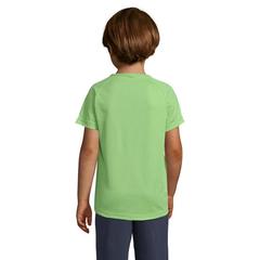 Vue SPORTY KIDS T-SHIRT SPORT - Sporty kids de couleur vert| Krokrodeal