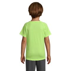 Vue SPORTY KIDS T-SHIRT SPORT - Sporty kids de couleur jaune| Krokrodeal