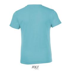 Vue REGENT F KIDS T-SHIRT 150g - Regent fit kids de couleur bleu| Krokrodeal
