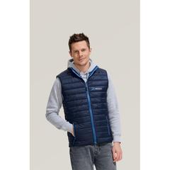 Vue WAVE MEN Bodywarmer - Wave men de couleur bleu| Krokrodeal