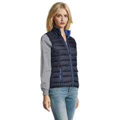 Vue WAVE WOMEN DOUDOUNE - Wave women de couleur bleu| Krokrodeal