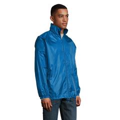 Vue SHIFT COUPE-VENT UNISEXE - Shift de couleur bleu| Krokrodeal