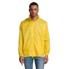 Vue SHIFT COUPE-VENT UNISEXE - Shift de couleur jaune| Krokrodeal