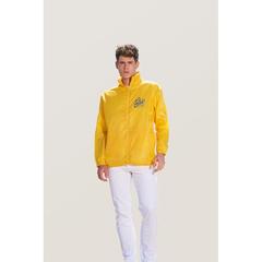 Vue SHIFT COUPE-VENT UNISEXE - Shift de couleur jaune| Krokrodeal