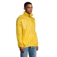 Vue SHIFT COUPE-VENT UNISEXE - Shift de couleur jaune| Krokrodeal