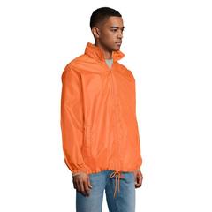 Vue SHIFT COUPE-VENT UNISEXE - Shift de couleur orange| Krokrodeal