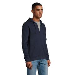 Vue STONE UNI HOODIE 260g - Stone de couleur bleu| Krokrodeal