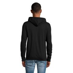 Vue STONE UNI HOODIE 260g - Stone de couleur noir| Krokrodeal