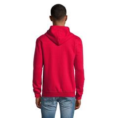 Vue STONE UNI HOODIE 260g - Stone de couleur rouge| Krokrodeal