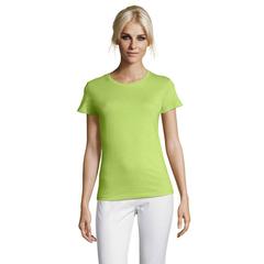 Vue REGENT WOMEN T-SHIRT 150g - Regent women de couleur vert| Krokrodeal
