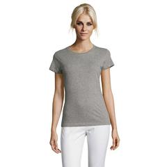 Vue REGENT WOMEN T-SHIRT 150g - Regent women de couleur gris| Krokrodeal