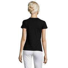 Vue REGENT WOMEN T-SHIRT 150g - Regent women de couleur noir| Krokrodeal