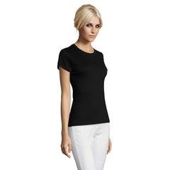 Vue REGENT WOMEN T-SHIRT 150g - Regent women de couleur noir| Krokrodeal