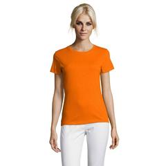 Vue REGENT WOMEN T-SHIRT 150g - Regent women de couleur orange| Krokrodeal