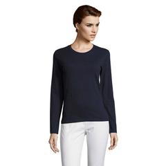 Vue IMPERIAL LSL WOMEN T-SHIRT - Imperial lsl women de couleur bleu| Krokrodeal