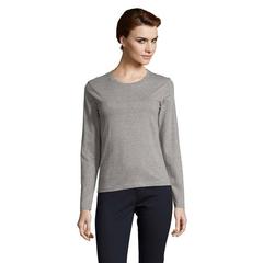 Vue IMPERIAL LSL WOMEN T-SHIRT - Imperial lsl women de couleur gris| Krokrodeal