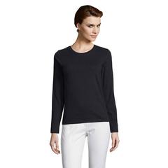Vue IMPERIAL LSL WOMEN T-SHIRT - Imperial lsl women de couleur noir| Krokrodeal