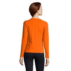 Vue IMPERIAL LSL WOMEN T-SHIRT - Imperial lsl women de couleur orange| Krokrodeal