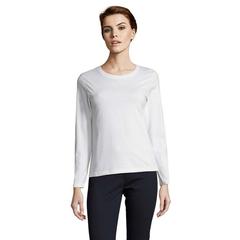 Vue IMPERIAL LSL WOMEN T-SHIRT - Imperial lsl women de couleur blanc| Krokrodeal