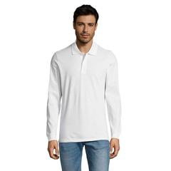 Vue PERFECT MEN LSL POLO 180g - Perfect lsl men de couleur blanc| Krokrodeal