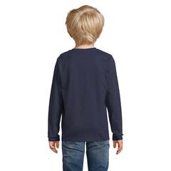 Vue IMPERIAL LSL KIDS T-SHIRT - Imperial lsl kids de couleur bleu| Krokrodeal