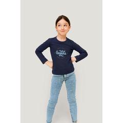 Vue IMPERIAL LSL KIDS T-SHIRT - Imperial lsl kids de couleur bleu| Krokrodeal