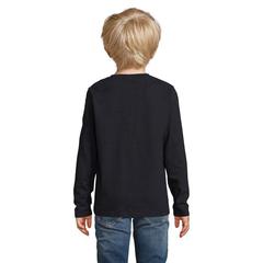 Vue IMPERIAL LSL KIDS T-SHIRT - Imperial lsl kids de couleur noir| Krokrodeal
