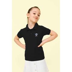 Vue PERFECT KIDS POLO 180 - Perfect kids de couleur noir| Krokrodeal