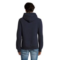 Vue SPENCER SWEAT CAPUCHE 280 - Spencer de couleur bleu| Krokrodeal