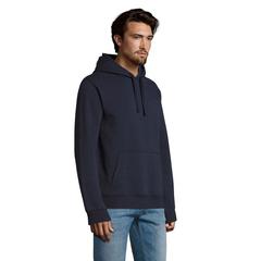 Vue SPENCER SWEAT CAPUCHE 280 - Spencer de couleur bleu| Krokrodeal