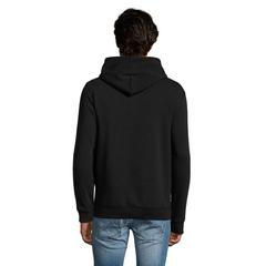 Vue SPENCER SWEAT CAPUCHE 280 - Spencer de couleur noir| Krokrodeal