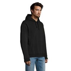 Vue SPENCER SWEAT CAPUCHE 280 - Spencer de couleur noir| Krokrodeal