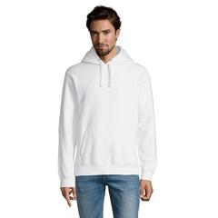 Vue SPENCER SWEAT CAPUCHE 280 - Spencer de couleur blanc| Krokrodeal
