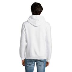 Vue SPENCER SWEAT CAPUCHE 280 - Spencer de couleur blanc| Krokrodeal
