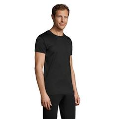 Vue SPRINT UNI T-SHIRT 130g - Sprint de couleur noir| Krokrodeal