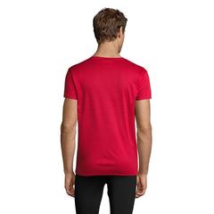 Vue SPRINT UNI T-SHIRT 130g - Sprint de couleur rouge| Krokrodeal