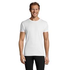 Vue SPRINT UNI T-SHIRT 130g - Sprint de couleur blanc| Krokrodeal
