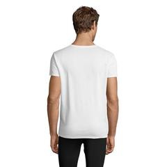 Vue SPRINT UNI T-SHIRT 130g - Sprint de couleur blanc| Krokrodeal