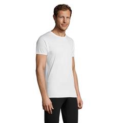 Vue SPRINT UNI T-SHIRT 130g - Sprint de couleur blanc| Krokrodeal