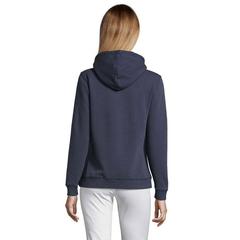 Vue SPENCER WOMEN SWEAT CAPUCHE - Spencer women de couleur bleu| Krokrodeal