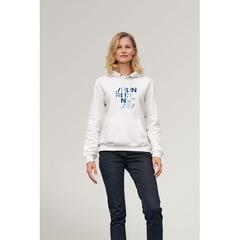 Vue SPENCER WOMEN SWEAT CAPUCHE - Spencer women de couleur bleu| Krokrodeal