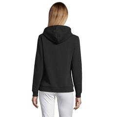 Vue SPENCER WOMEN SWEAT CAPUCHE - Spencer women de couleur noir| Krokrodeal