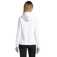 Vue SPENCER WOMEN SWEAT CAPUCHE - Spencer women de couleur blanc| Krokrodeal
