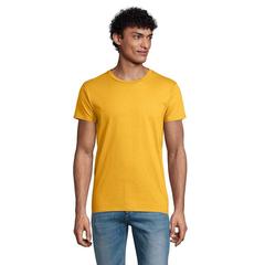 Vue PIONEER MEN T-Shirt 175g - Pioneer men de couleur jaune| Krokrodeal