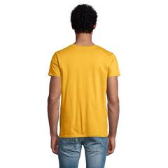 Vue PIONEER MEN T-Shirt 175g - Pioneer men de couleur jaune| Krokrodeal