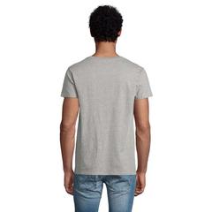 Vue PIONEER MEN T-Shirt 175g - Pioneer men de couleur gris| Krokrodeal